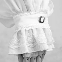 Chemise 'Vampyr' Blanche 37 Chemise 'Vampyr' Blanche -Magasin De Mode chemise vampyr blanche 17