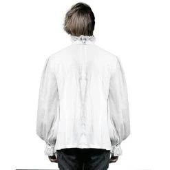 Chemise 'Vampyr' Blanche 22 Chemise 'Vampyr' Blanche -Magasin De Mode chemise vampyr blanche 2