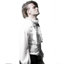 Chemise 'Vampyr' Blanche 24 Chemise 'Vampyr' Blanche -Magasin De Mode chemise vampyr blanche 4