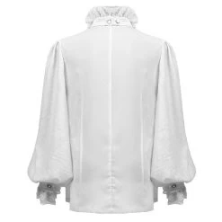 Chemise 'Vampyr' Blanche 26 Chemise 'Vampyr' Blanche -Magasin De Mode chemise vampyr blanche 6