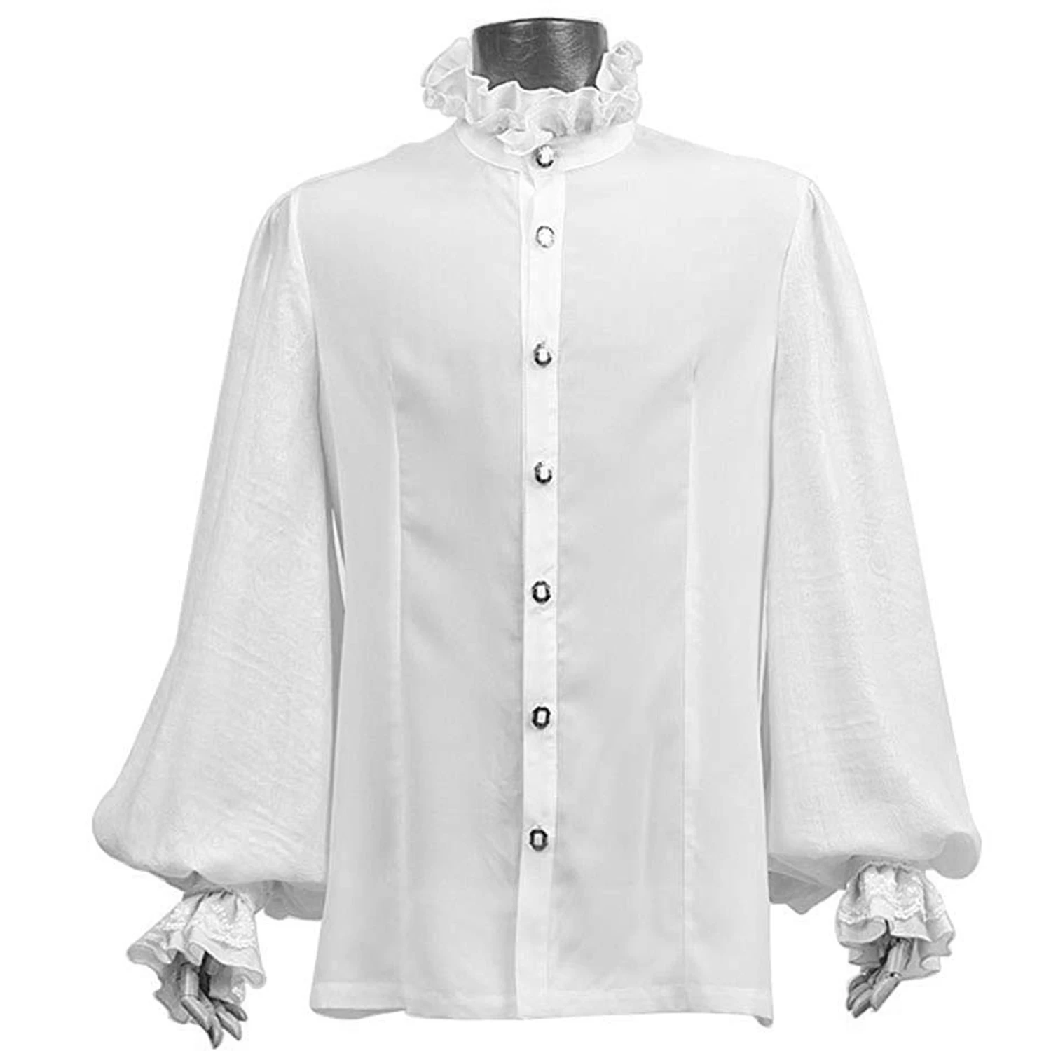Chemise 'Vampyr' Blanche 10 Chemise 'Vampyr' Blanche – Image 8