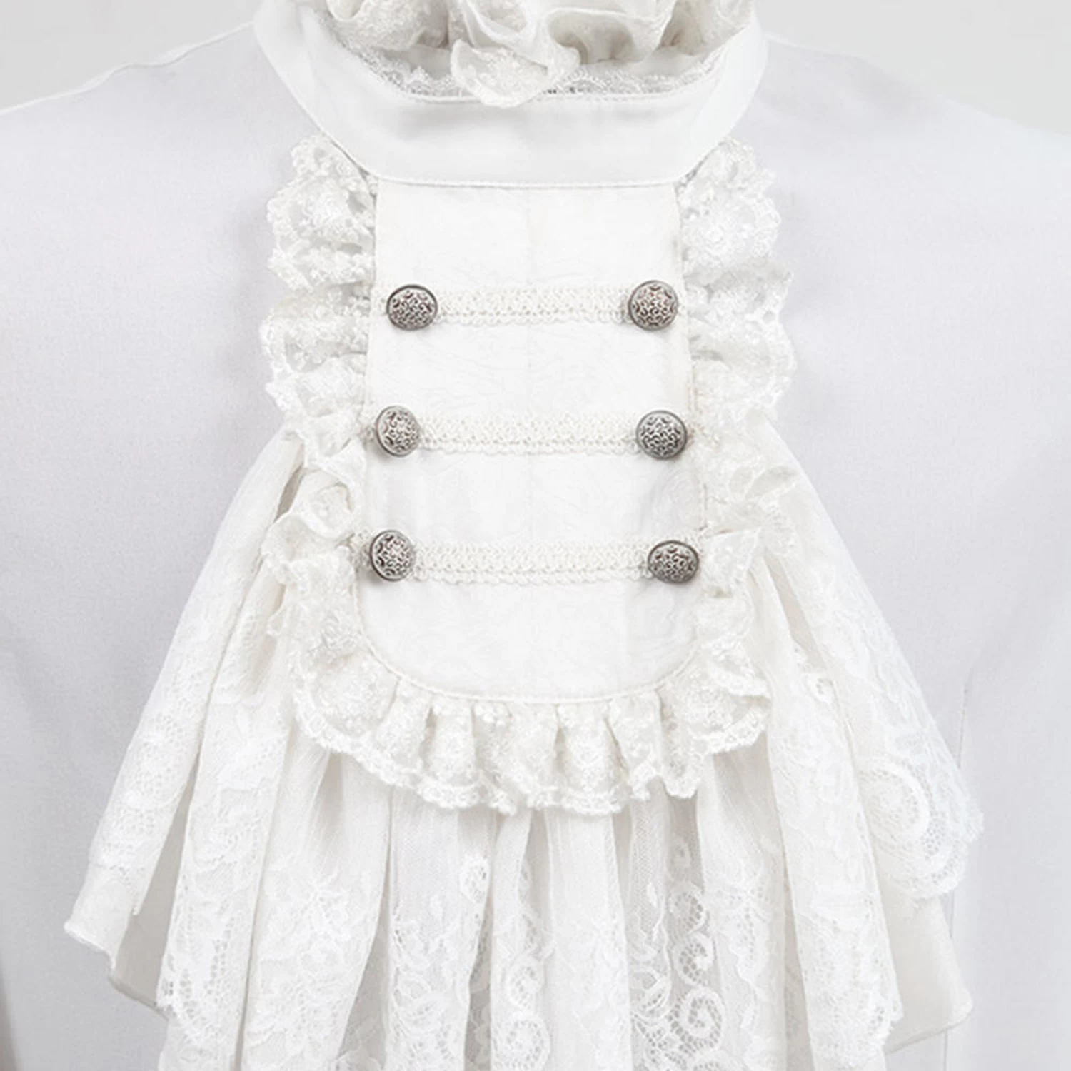 Chemise 'Vampyr' Blanche 11 Chemise 'Vampyr' Blanche – Image 9