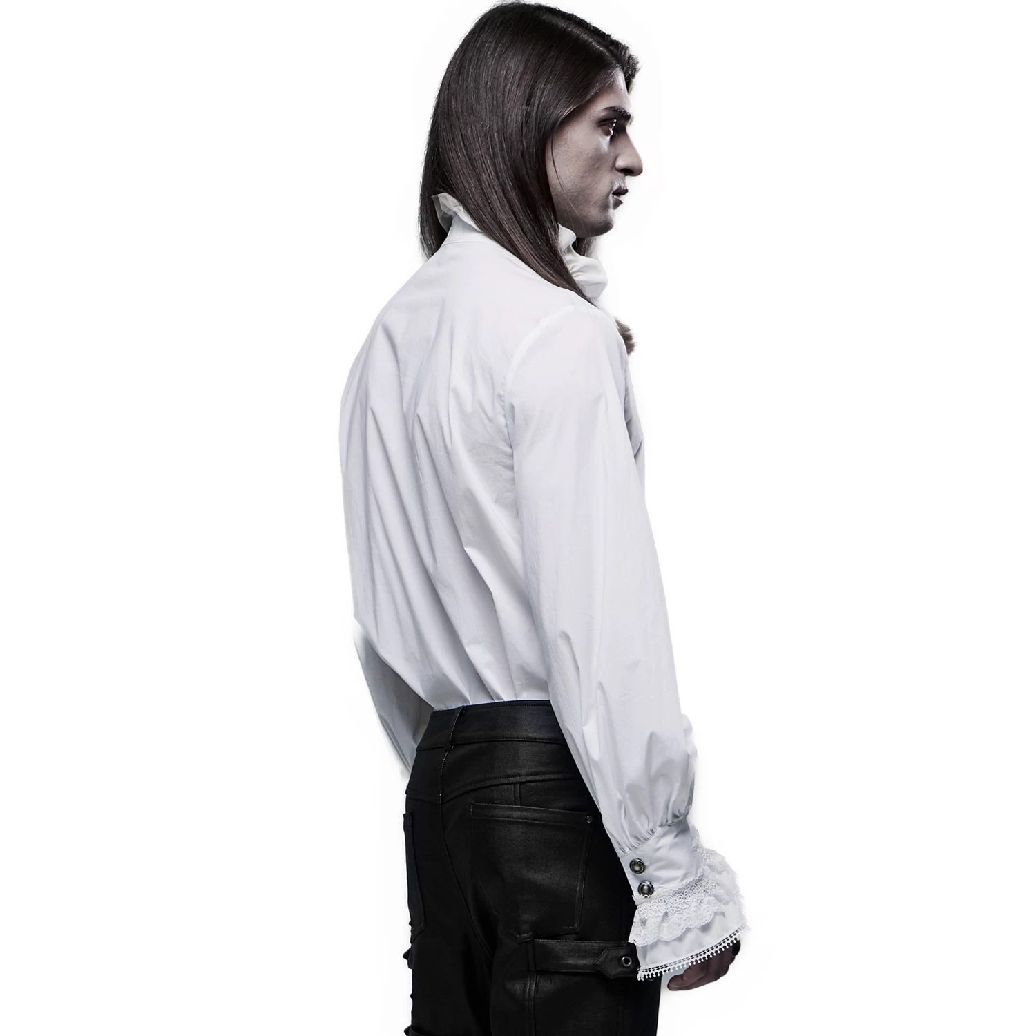 Chemise Victorienne 'Asmodeus' Blanche 5 Chemise Victorienne 'Asmodeus' Blanche – Image 3