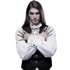 Chemise Victorienne 'Asmodeus' Blanche 28 Chemise Victorienne 'Asmodeus' Blanche -Magasin De Mode chemise victorienne asmodeus blanche 9