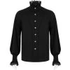 Chemise Victorienne 'Asmodeus' Noire 2 Chemise Victorienne 'Asmodeus' Noire -Magasin De Mode chemise victorienne asmodeus noire