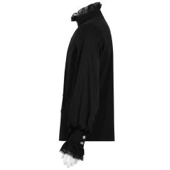 Chemise Victorienne 'Asmodeus' Noire -Magasin De Mode chemise victorienne asmodeus noire 11