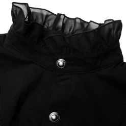 Chemise Victorienne 'Asmodeus' Noire -Magasin De Mode chemise victorienne asmodeus noire 12