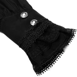 Chemise Victorienne 'Asmodeus' Noire -Magasin De Mode chemise victorienne asmodeus noire 14