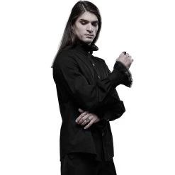 Chemise Victorienne 'Asmodeus' Noire -Magasin De Mode chemise victorienne asmodeus noire 3