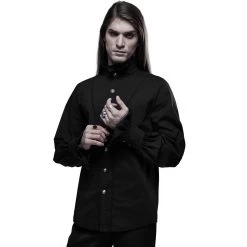 Chemise Victorienne 'Asmodeus' Noire -Magasin De Mode chemise victorienne asmodeus noire 4