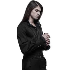Chemise Victorienne 'Asmodeus' Noire -Magasin De Mode chemise victorienne asmodeus noire 5