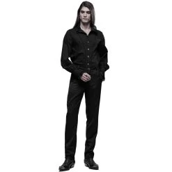 Chemise Victorienne 'Asmodeus' Noire -Magasin De Mode chemise victorienne asmodeus noire 6