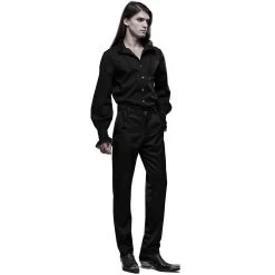 Chemise Victorienne 'Asmodeus' Noire -Magasin De Mode chemise victorienne asmodeus noire 7