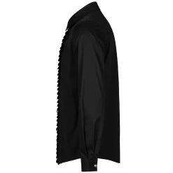 Chemise Victorienne 'Goth Applique' Noire -Magasin De Mode chemise victorienne goth applique noire 8