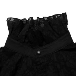 Chemise Victorienne 'Gothic Noble' Noire -Magasin De Mode chemise victorienne gothic noble noire 9