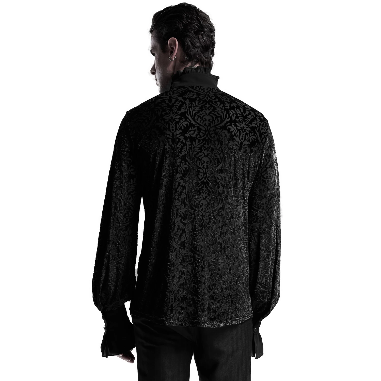 Chemise Victorienne 'Nomeon' Noire 5 Chemise Victorienne 'Nomeon' Noire – Image 3