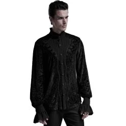Chemise Victorienne 'Nomeon' Noire 19 Chemise Victorienne 'Nomeon' Noire -Magasin De Mode chemise victorienne nomeon noire 4