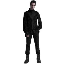 Chemise Victorienne 'Nomeon' Noire 20 Chemise Victorienne 'Nomeon' Noire -Magasin De Mode chemise victorienne nomeon noire 5