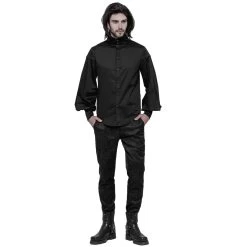 Chemise 'Viserion' Noire -Magasin De Mode chemise viserion noire 5