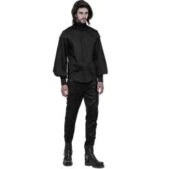 Chemise 'Viserion' Noire -Magasin De Mode chemise viserion noire 7