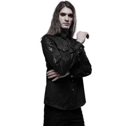 Chemise 'Wolfram' Noire -Magasin De Mode chemise wolfram noire 6