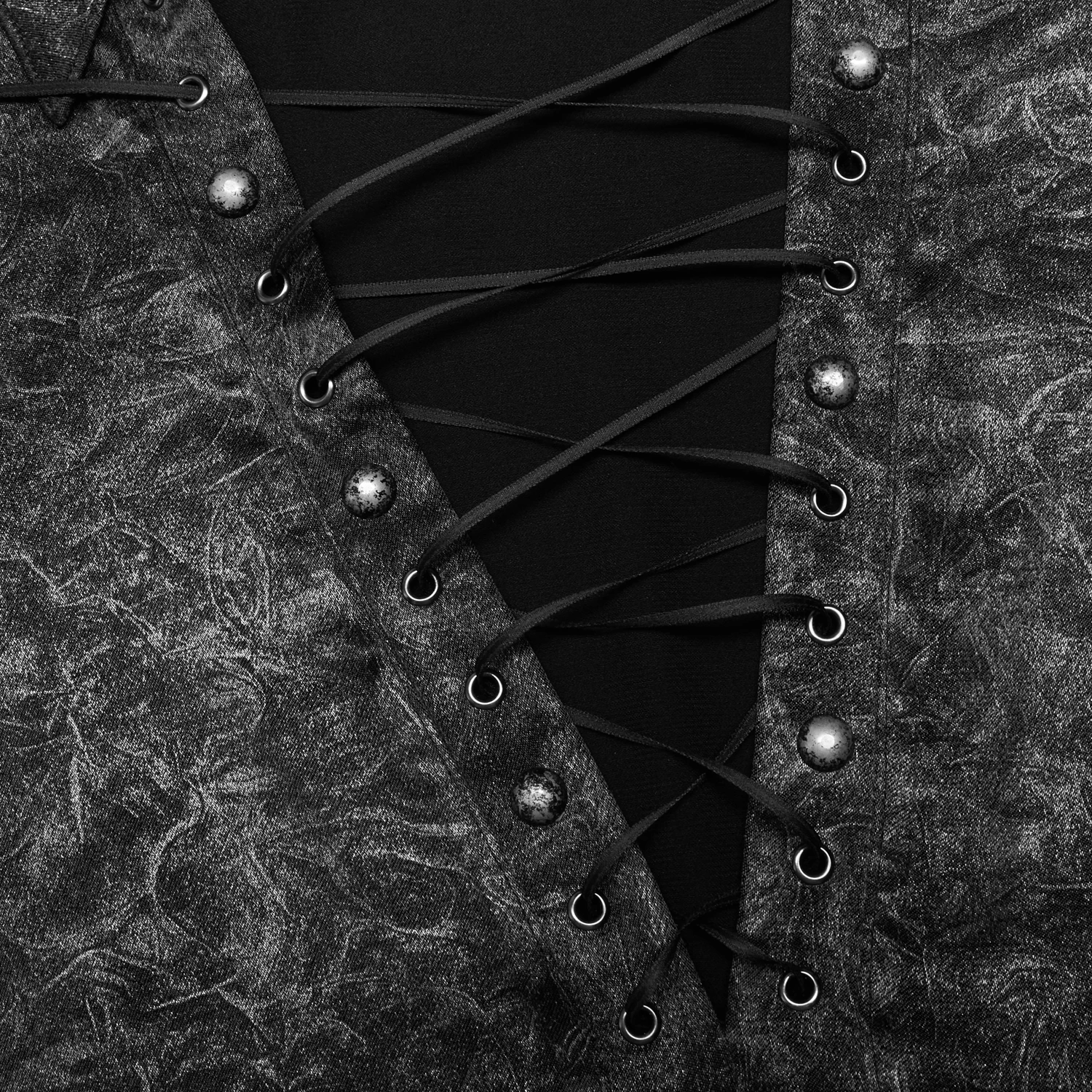 Chemise 'Xanthus' Noire Et Argent 13 Chemise 'Xanthus' Noire Et Argent â Image 11