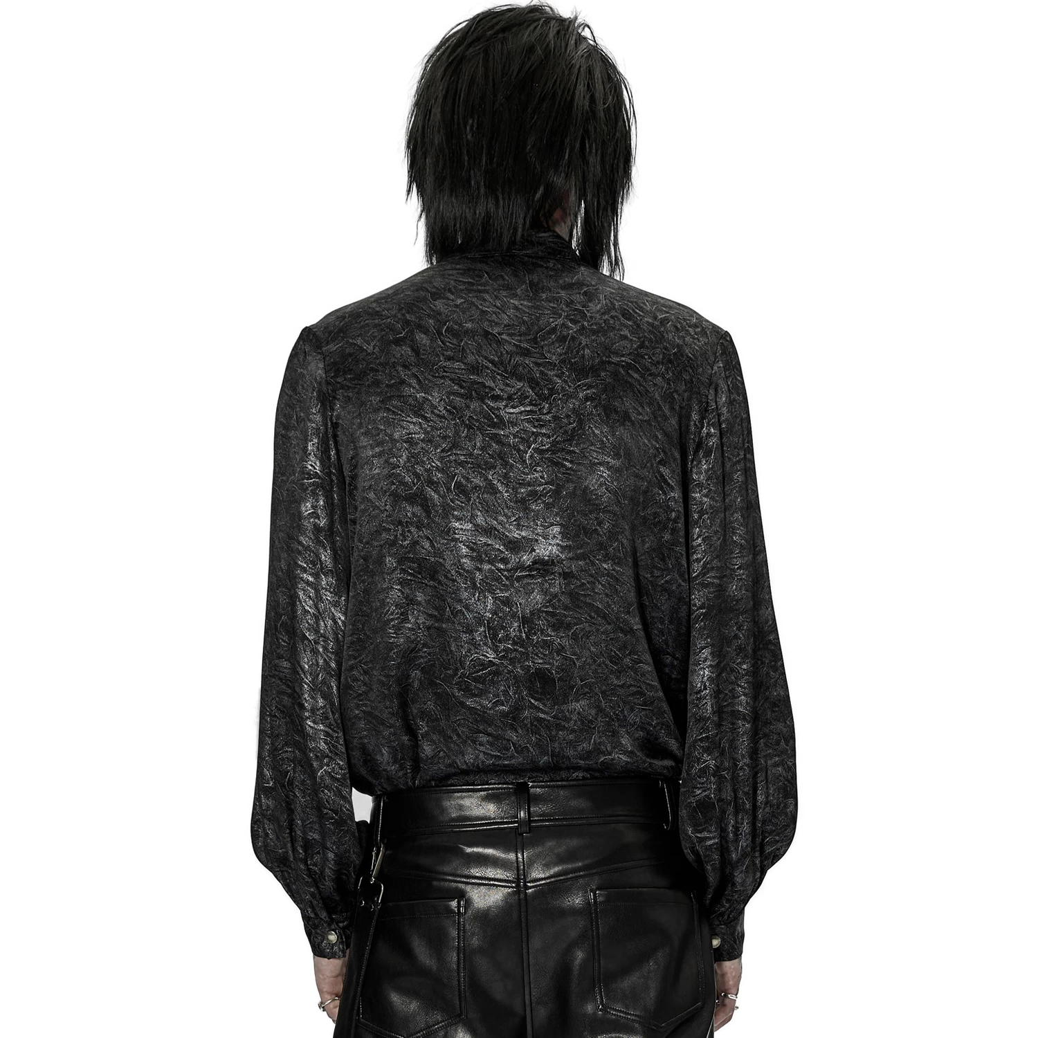 Chemise 'Xanthus' Noire Et Argent 5 Chemise 'Xanthus' Noire Et Argent â Image 3