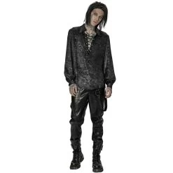 Chemise 'Xanthus' Noire Et Argent 21 Chemise 'Xanthus' Noire Et Argent -Magasin De Mode chemise xanthus noire et argent 6