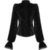 Chemisier 'Gothic Retro' Noir -Magasin De Mode chemisier gothic retro noir