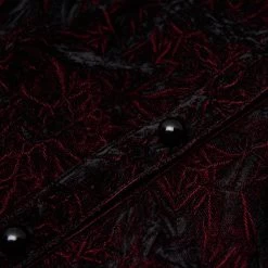 Chemisier 'Gothic Retro' Rouge Et Noir -Magasin De Mode chemisier gothic retro rouge et noir 12