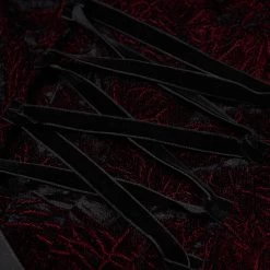 Chemisier 'Gothic Retro' Rouge Et Noir -Magasin De Mode chemisier gothic retro rouge et noir 13