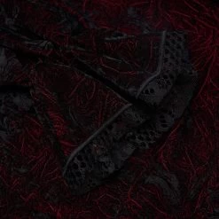 Chemisier 'Gothic Retro' Rouge Et Noir -Magasin De Mode chemisier gothic retro rouge et noir 14