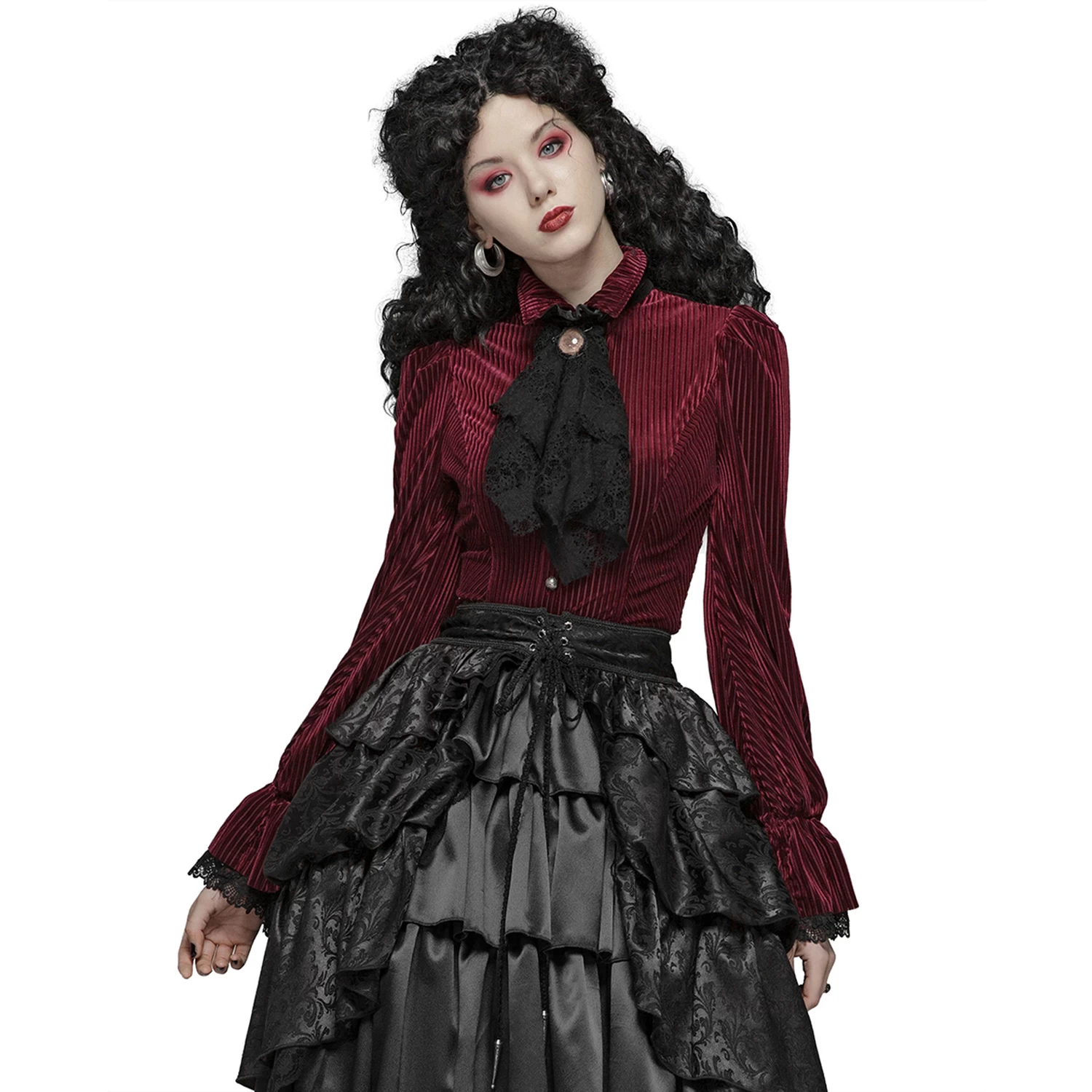 Chemisier 'Maeve' Rouge 4 Chemisier 'Maeve' Rouge – Image 2