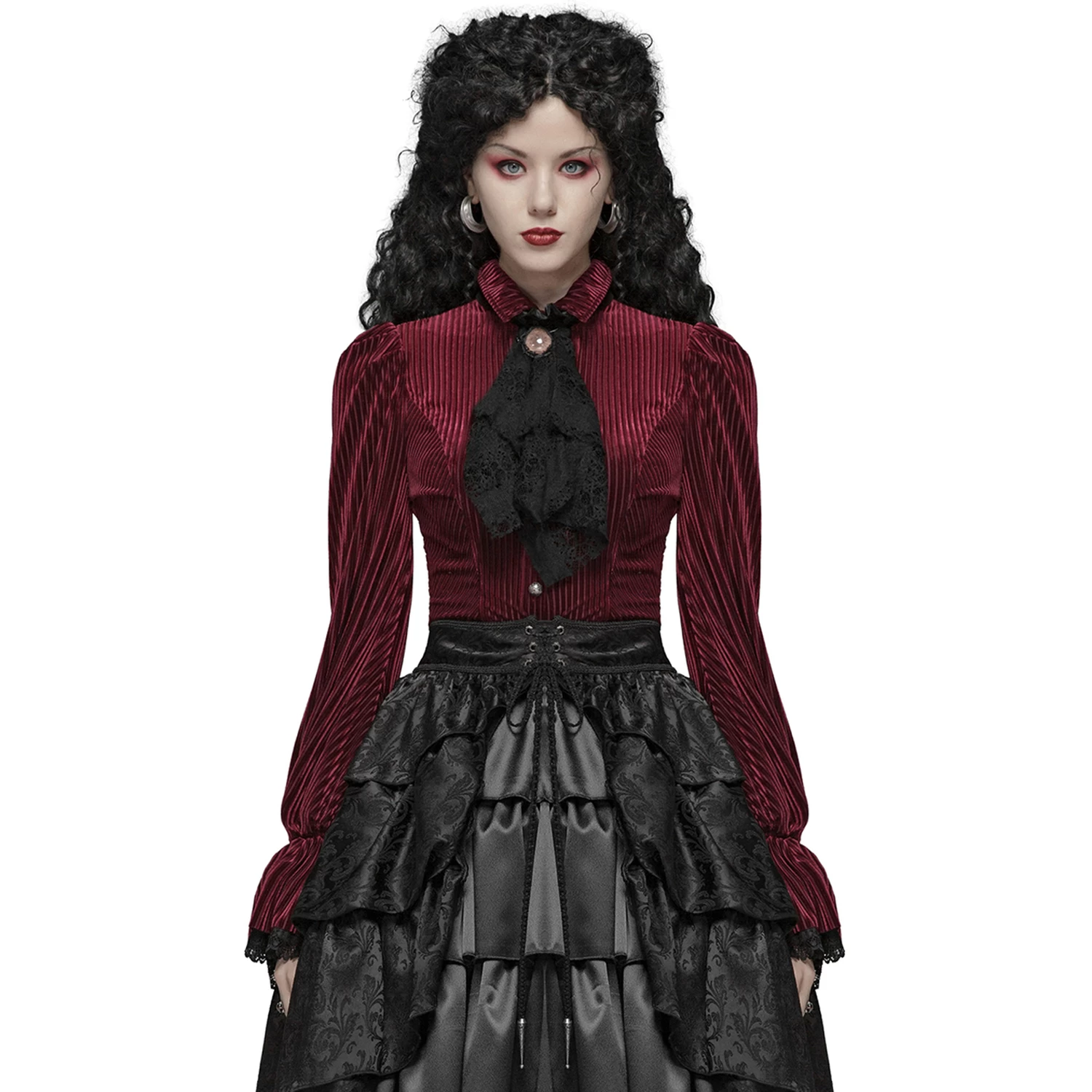 Chemisier 'Maeve' Rouge 7 Chemisier 'Maeve' Rouge – Image 5