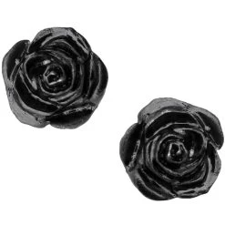Clous D'Oreilles 'Black Rose'