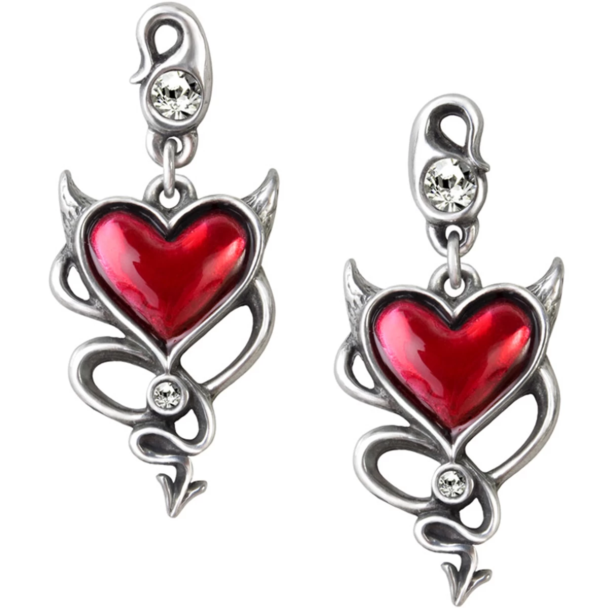Clous D'Oreilles 'Devil Heart' 3 Clous D'Oreilles 'Devil Heart'