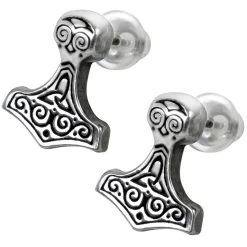 Clous D'Oreilles 'Thor Hammer' 7 Clous D'Oreilles 'Thor Hammer' -Magasin De Mode clous d oreilles thor hammer 2