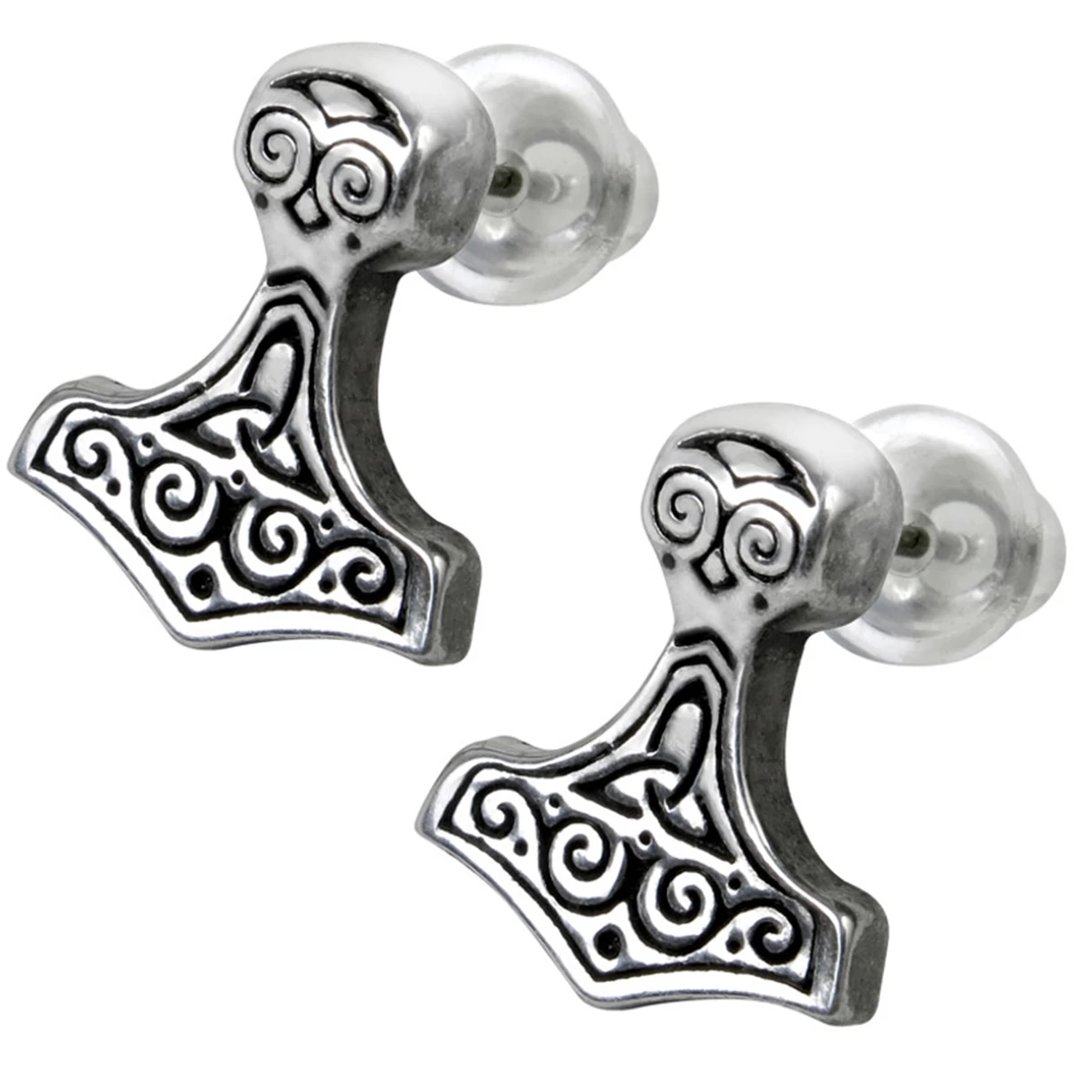 Clous D'Oreilles 'Thor Hammer' 5 Clous D'Oreilles 'Thor Hammer' – Image 3