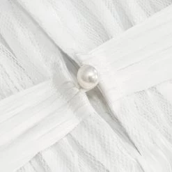 Col Montant Unisexe Plissé Blanc 21 Col Montant Unisexe Plissé Blanc -Magasin De Mode col montant unisexe plisse blanc 9