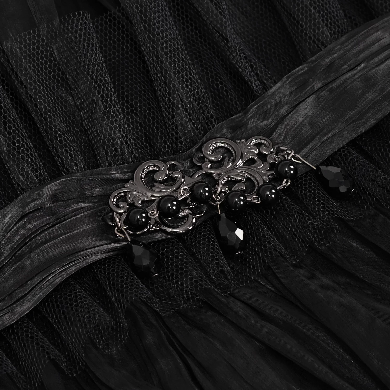 Col Montant Unisexe Plissé Noir 15 Col Montant Unisexe Plissé Noir – Image 13