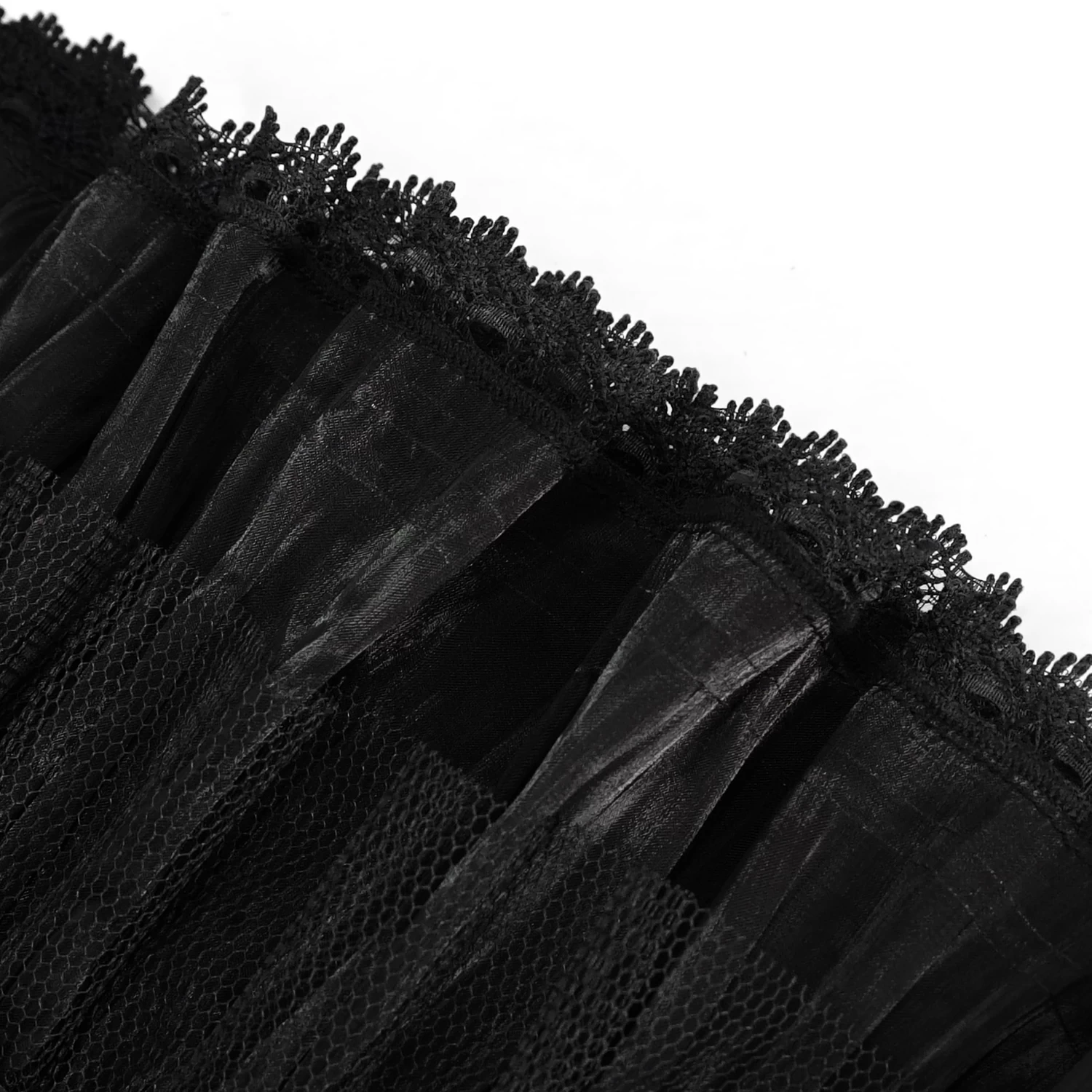 Col Montant Unisexe Plissé Noir 16 Col Montant Unisexe Plissé Noir – Image 14