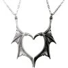 Collier Couple/Amitié 'Darkling Heart' 1 Collier Couple/Amitié 'Darkling Heart' -Magasin De Mode collier coupleamitie darkling heart