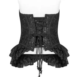 Corset 'Amuria' En Jacquard Noir -Magasin De Mode corset amuria en jacquard noir 5