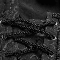 Corset 'Amuria' En Jacquard Noir -Magasin De Mode corset amuria en jacquard noir 8