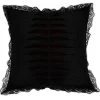 Coussin Décoratif 'Ribcage' Noir Et Rouge -Magasin De Mode coussin decoratif ribcage noir et rouge