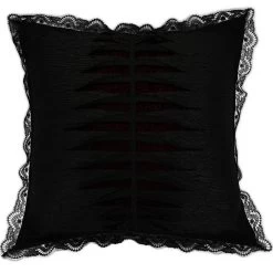 Coussin Décoratif 'Ribcage' Noir Et Rouge