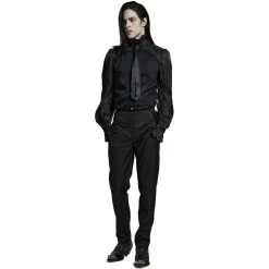 Cravate 'Goth Cross' Noire -Magasin De Mode cravate goth cross noire 3