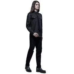 Cravate 'Punk Stylish' Noire -Magasin De Mode cravate punk stylish noire 3