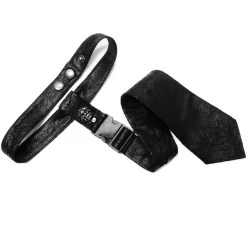 Cravate 'Punk Stylish' Noire -Magasin De Mode cravate punk stylish noire 6