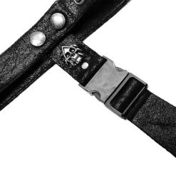 Cravate 'Punk Stylish' Noire -Magasin De Mode cravate punk stylish noire 7